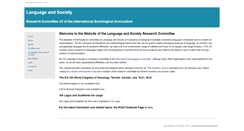 Desktop Screenshot of language-and-society.org