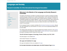 Tablet Screenshot of language-and-society.org